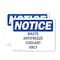 Signmission Waste Antifreeze Coolant Only, 7 in W x Rectangle, Vinyl Decal OS-2PACK-NS-D-57-L-18952 - alternate 1